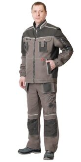 Костюм "Токио" куртка/брюки, песочный с хаки, 100% Х/Б